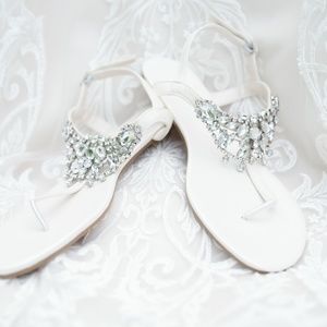 David's Bridal sandals
